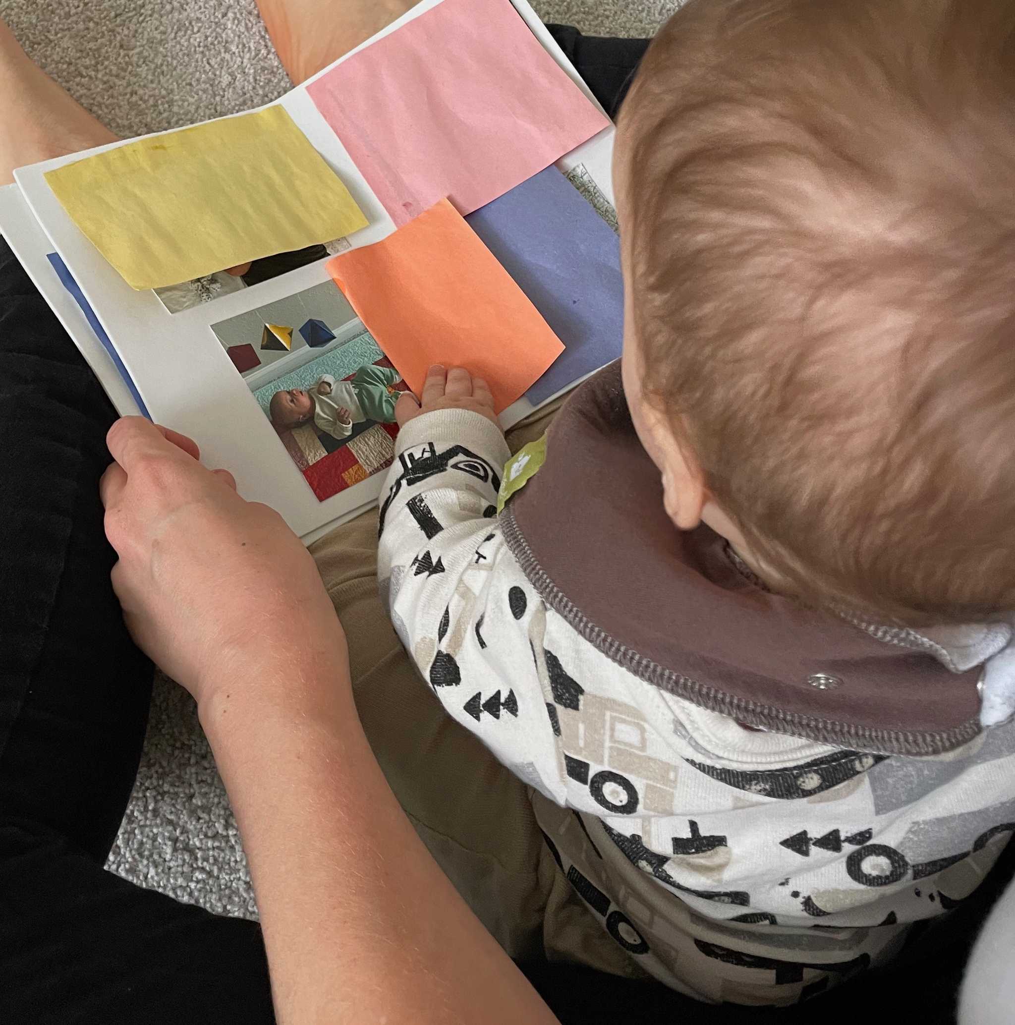 Create your own lift-the-flap book -- learning babies